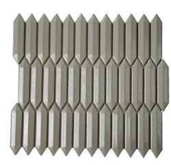 Roca CC Mosaics Plus Tender Gray Bright 3D Picket Mosaic